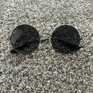 Ray-Ban Ja-Jo Circle Sunglasses gray gunmetal polarized